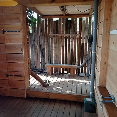 Bungalow Ecologique Avec Toilettes Seches Leu Kabanon Vue Mer Saint-Leu Exterior foto
